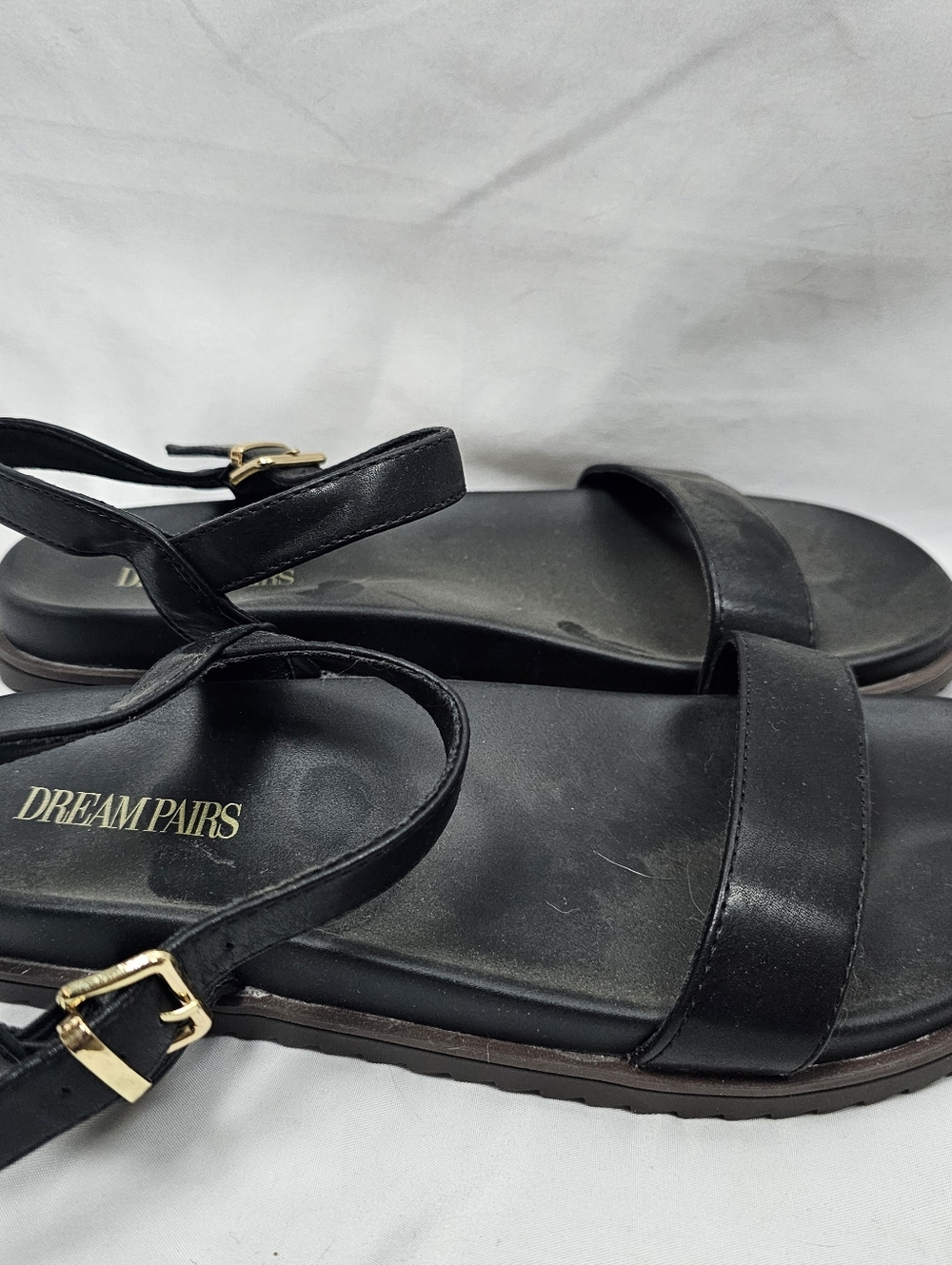 Dream Pairs Arch Support Flat Sandal Women's 7 Minimalist Classic - Picture 2 of 4
